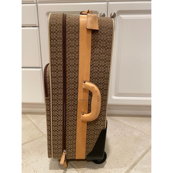 SOLD: Coach Monogram Roller Suitcase - Picture 3 of 9